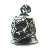 Men Boy 316L Stainless Tiger Biker Bell Pendant