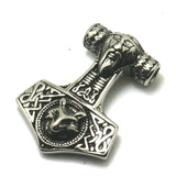 Men Boy 316L Stainless Steel Thor's Hammer Vikings Pendant