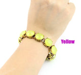 Neon Dot Beads Bracelets for Men and Women