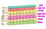 Neon Dot Beads Bracelets for Men and Women