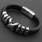 12mm Skin Men Bracelet with 361L Stainless Steel Buckle