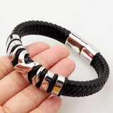 12mm Skin Men Bracelet with 361L Stainless Steel Buckle
