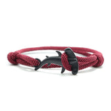 Men Bracelet Rope Double Layer Adjustable Charm Bracelet