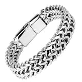 Men Bracelet Stainless Steel Link Chain On Hand Mens Jewelry Accessories