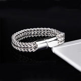 Men Bracelet Stainless Steel Link Chain On Hand Mens Jewelry Accessories