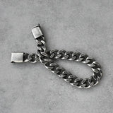 Vintage Punk Stainless Steel Cuban Chain Bracelet