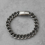 Vintage Punk Stainless Steel Cuban Chain Bracelet