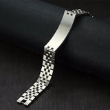 Engraved Men's Bracelet - We Will Always Remember You My DAD