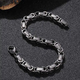 Men Bracelets Stainless Steel Link Chain Bangles Wrist Jewelry