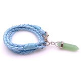 Vintage Stone Leather Bracelet Men Gift Jewelry