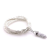 Vintage Stone Leather Bracelet Men Gift Jewelry