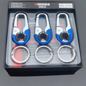 Men Car Key Chain Keychain Key Holder Stainless Steel Key Ring Car Styling Auto