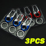 Men Car Key Chain Keychain Key Holder Stainless Steel Key Ring Car Styling Auto