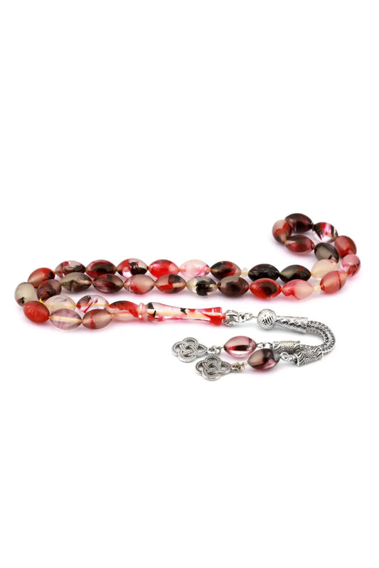 Men Cat Eye Barley Cut Powder Rosary