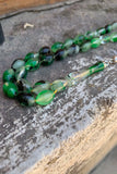 Men Cat Eye Rosary with Cross Pendant