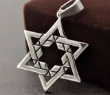 Men's Stainless Steel Jewish Star of David Pendant