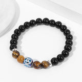 Men Charm Bracelets 12 Constellation 12Pcs/Set High Natural Stone Yoga Bracelets