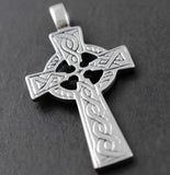 Men Charm Irish CROSS Ireland Pendant Stainless Steel Jewelry