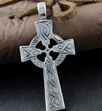 Men Charm Irish CROSS Ireland Pendant Stainless Steel Jewelry