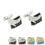 Tuxedo Cufflinks Metal Electroplating for Suits Shirts Business Wedding