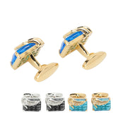 Tuxedo Cufflinks Metal Electroplating for Suits Shirts Business Wedding