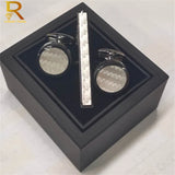 Cufflinks Box Ring Display Cufflinks Case 360 Degree Jewelry Storage
