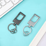 Door Shaped Clasp Keychain Metal Anti-Lost Waist Accessories Unisex Jewelry