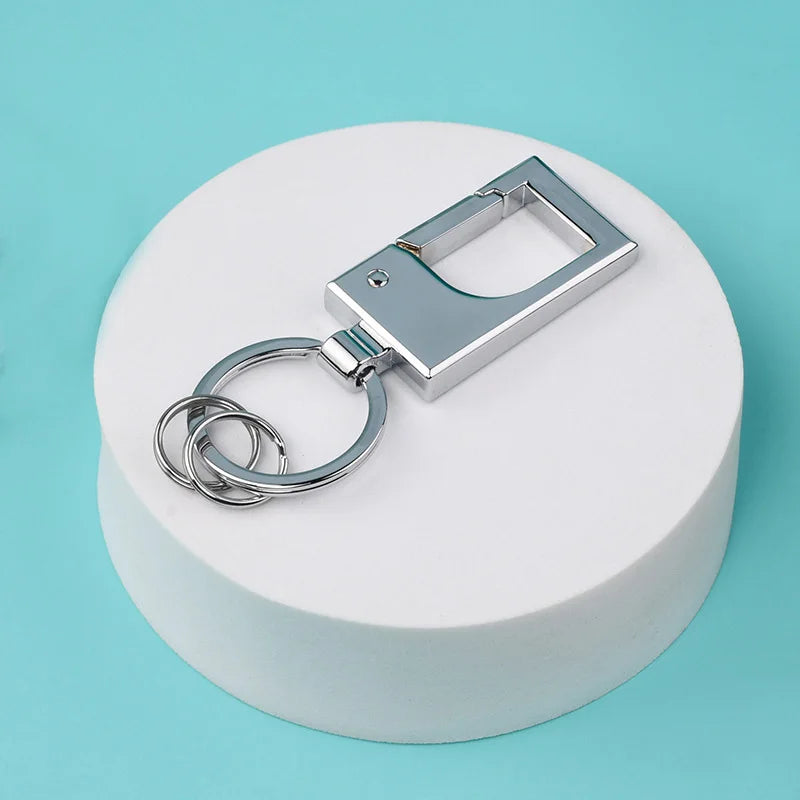 Door Shaped Clasp Keychain Metal Anti-Lost Waist Accessories Unisex Jewelry