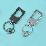 Door Shaped Clasp Keychain Metal Anti-Lost Waist Accessories Unisex Jewelry