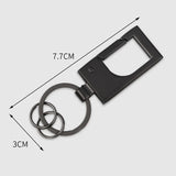 Door Shaped Clasp Keychain Metal Anti-Lost Waist Accessories Unisex Jewelry