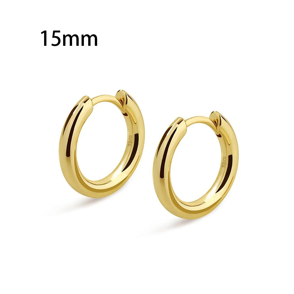 Men Earring Clip Stylish Solid Non-piercing Ear Cuff Gift Accessory