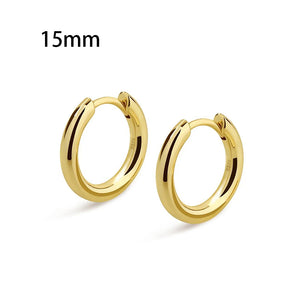 Men Earring Clip Stylish Solid Non-piercing Ear Cuff Gift Accessory