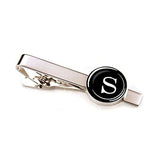 Men 26 Alphabet Letters Tie Clips Personality Name Letters Jewelry