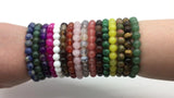 Crystal Natural Gem Stone Bead Bracelet for Men and Women