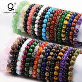 Crystal Natural Gem Stone Bead Bracelet for Men and Women