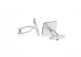 Men Grey Copper Business Square Cuff Links