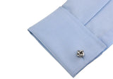Metal Knot Ball Cuff Links Silver Copper Wholesale