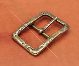 Men Heavy Strong Embossed 40mm Belt Buckle Replacement