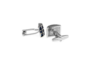 Men's Copper Check Enamel Cufflinks Wholesale&retail
