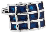 Men's Copper Check Enamel Cufflinks Wholesale&retail
