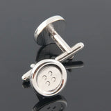 Classical Button Cufflinks Wholesale Silver Copper Men Gift