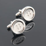 Classical Button Cufflinks Wholesale Silver Copper Men Gift