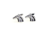 Horse Silver Colour Copper Animal Style Men's Cuff Links
