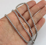 3mm 18-30in Supre Lord Men Stainless Steel Necklace Chain