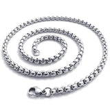 3mm 18-30in Supre Lord Men Stainless Steel Necklace Chain