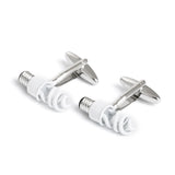 Funny Light Bulb Cufflink Wedding Gift Men Jewelry