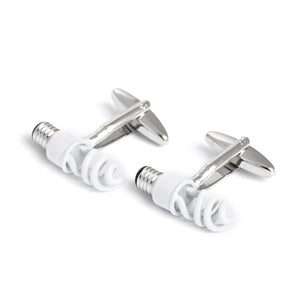 Funny Light Bulb Cufflink Wedding Gift Men Jewelry