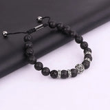 Tiger Eye Stone Wrap Bracelet with Charms