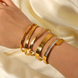 Men & Women Leather Bracelet Set with Natural Stone Hand Bracelets