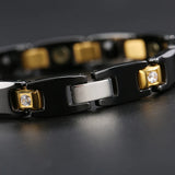 Men Weight Loss Therapy Bracelet Zircon Chain Jewelry Gift